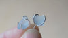 Blue Topaz Earrings, Ice Blue Studs in Sterling Silver, November Birthstone Jewelry for Her, Scorpio Zodiac Gift for Women, Light Blue Topaz