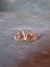 Tiny Heart Stud Earrings, Gold Leaf Heart Earrings, Geometric Earrings, Open Heart Jewelry, Tiny Gold Earrings, Girlfriend Gift, Valentines