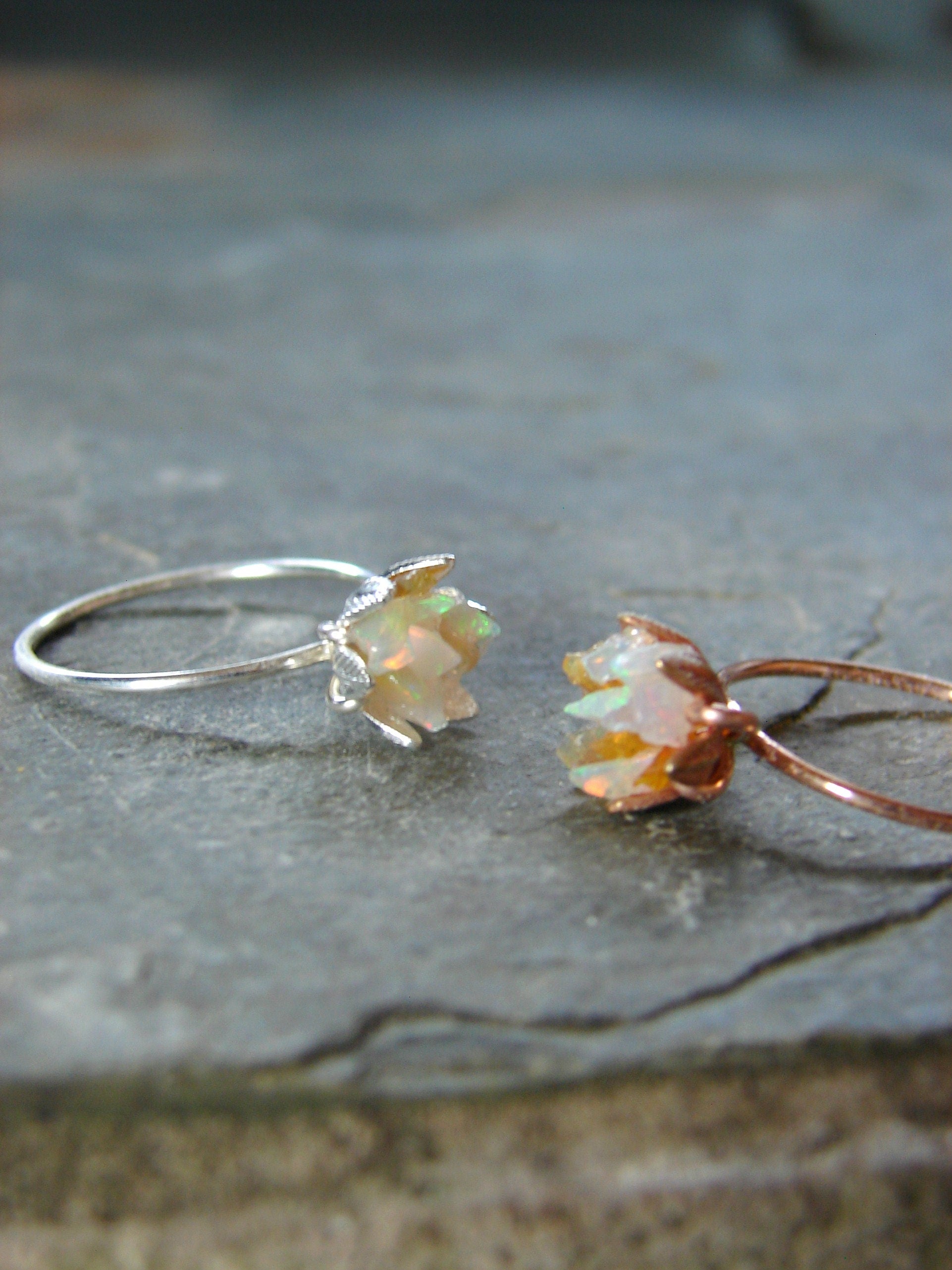 Uncut hotsell opal ring