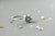 Rare Diamond Ring, Unique Unusual Raw Diamond Pipes, Lotus Flower Ring, Uncommon Rare Jewelry, Diamond Valentines Gift for Wife