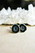 Unique Men's Jewelry Gift, Black Geode & Sterling Silver Cufflinks for Husband, Mens Metal French Cuff Suit Jewelry, Wedding Gift My Fiance