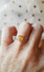 Twig Ring in Fine Sterling Silver & Raw Opal, Antler Band and Orange Uncut Opal, October Birthstone Ring for Libra Scorpio Zodiac Birthday