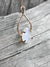 Moonstone Pendant Necklace, Teardrop Gemstone in 14K YELLOW Gold Fill Jewelry, Infinity Pendant Birthday Gift, 18 Inch Cable Chain Necklace