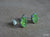 Peridot Earrings, Raw Peridot Studs, Green Lotus Flower, August Birthstone, Uncommon Rare Gift, Green Valentines Wife, Fun St Patrick's Day